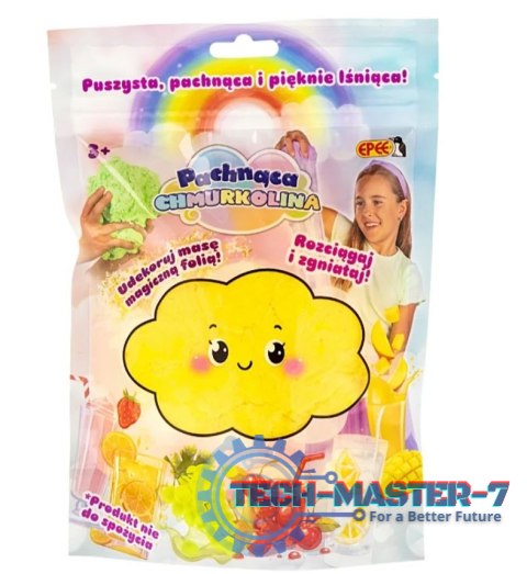 Masa plastyczna Chmurkolina z magiczną folią sok mango Masa plastyczna Chmurkolina z magiczną folią sok mango