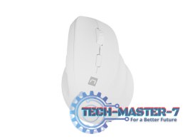 Mysz bezprzewodowa wertykalna Crake 2 BT 5.2 + 2.4GHz biała