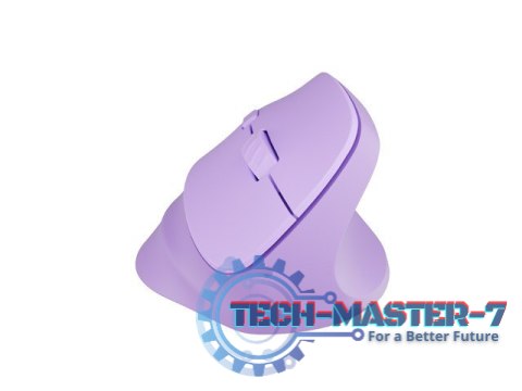Mysz bezprzewodowa wertykalna Crake 2 Pure Lavender Mysz bezprzewodowa wertykalna Crake 2 Pure Lavender