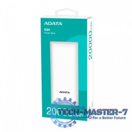 Powerbank C20 20000mAh USB-C biały