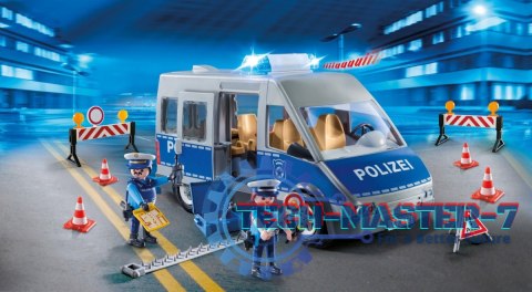 Zestaw z figurkami Action Heroes 71716 Samochód policyjny z blokadą Zestaw z figurkami Action Heroes 71716 Samochód policyjny z blokadą