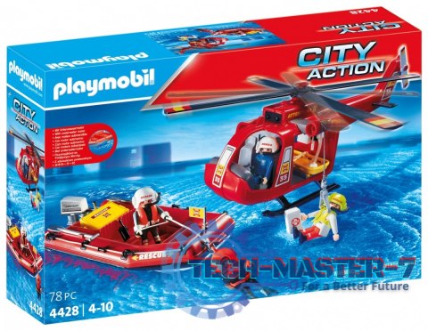 Zestaw z figurkami City Action 4428 Helikopter ratowniczy z pontonem Zestaw z figurkami City Action 4428 Helikopter ratowniczy z pontonem