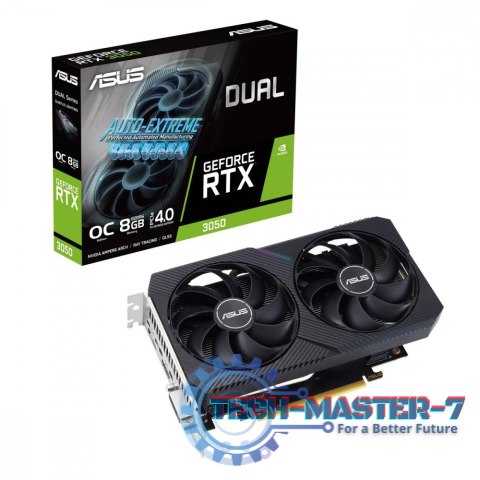 Karta graficzna GeForce RTX 3050 DUAL OC V2 8GB GDDR6 128Bit DVI-D/HDMI/DP