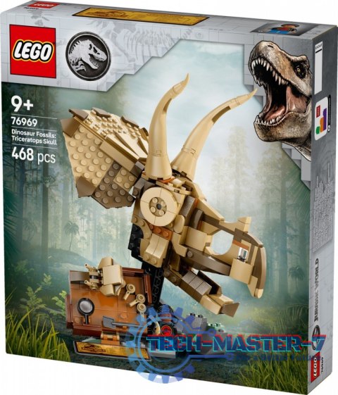 Klocki Jurassic World 76969 Szkielety dinozaurów: czaszka triceratopsa Klocki Jurassic World 76969 Szkielety dinozaurów: czaszka triceratopsa