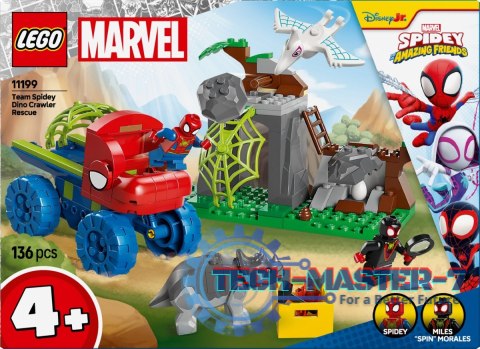 Klocki SPIDEY 11199 Misja ratunkowa zespołu Spidey'ego w dinoterenówce Klocki SPIDEY 11199 Misja ratunkowa zespołu Spidey'ego w dinoterenówce
