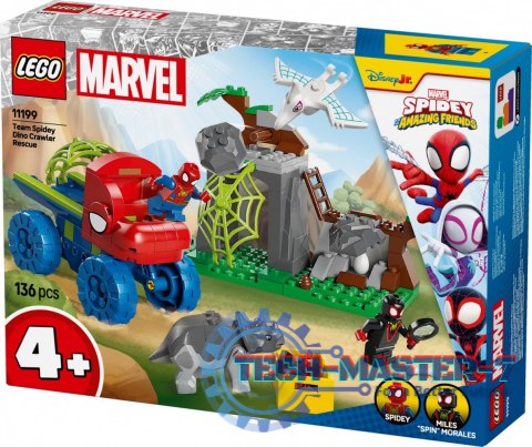 Klocki SPIDEY 11199 Misja ratunkowa zespołu Spidey'ego w dinoterenówce Klocki SPIDEY 11199 Misja ratunkowa zespołu Spidey'ego w dinoterenówce