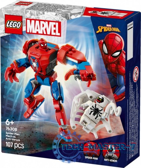 Klocki Super Heroes 76308 Mech Spider-Mana kontra Anti-Venom Klocki Super Heroes 76308 Mech Spider-Mana kontra Anti-Venom