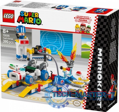 Klocki Super Mario 72035 Mario Kart - Toad i jego garaż Klocki Super Mario 72035 Mario Kart - Toad i jego garaż