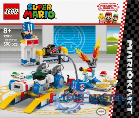 Klocki Super Mario 72035 Mario Kart - Toad i jego garaż Klocki Super Mario 72035 Mario Kart - Toad i jego garaż
