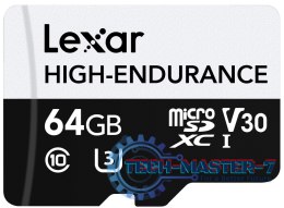 Karta microSD 64GB C10 A1 U3 V30 100/35MB/s CL10 adapter