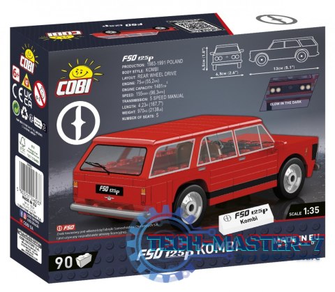 Klocki FSO 125p kombi 90 klocków Klocki FSO 125p kombi 90 klocków