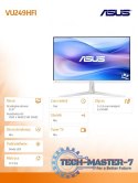 Monitor 24 cale VU249HFI-W IPS 100Hz HDMIx2 biały