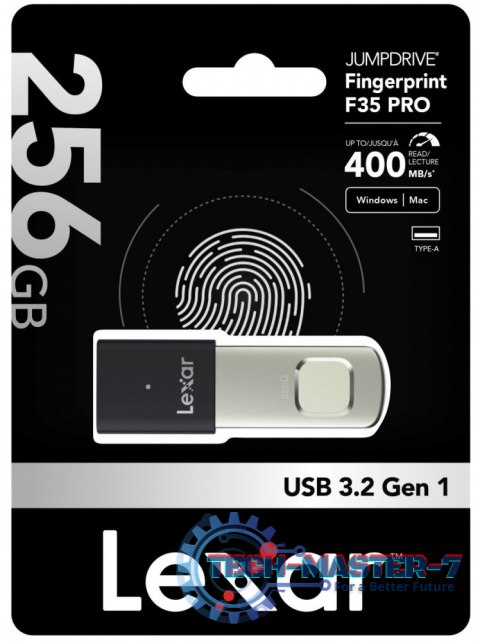 Pendrive F35pro Fingerprint 256G USB 3.2 Gen1 400/350MB/s Pendrive F35pro Fingerprint 256G USB 3.2 Gen1 400/350MB/s