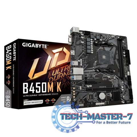 Płyta główna B450M K AM4 2DDR4 HDMI USB 3.2 M.2 uATX