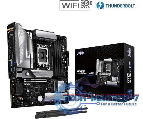 Płyta główna B860M LIVEMIXER WIFI s1 851 4DDR5 mATX