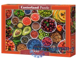 Puzzle 2000 elementów Table Full of Superfood
