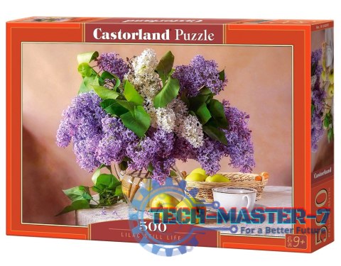 Puzzle 500 elementów Kwiaty bzu w wazonie