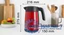 Czajnik 1,7l czerwony TWK7L464