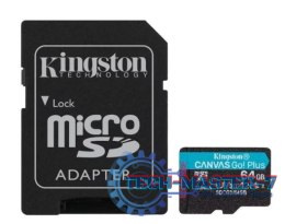 Karta pamięci microSD 64GB Canvas Go Plus 170/70MB/s Adapter