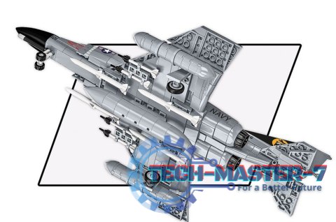 Klocki Armed Force F-4 Phantom II 703 elementów Klocki Armed Force F-4 Phantom II 703 elementów