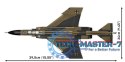 Klocki Armed Forces F-4F Phantom II 676 elementów