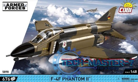 Klocki Armed Forces F-4F Phantom II 676 elementów Klocki Armed Forces F-4F Phantom II 676 elementów