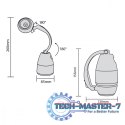 Lampa LED 3w1 latarka kempingowa biurkowa funkcja powerbanku MCE298