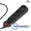 Listwa zasilająca 4g 5m MCE182 2300W czarna