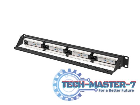 Patchpanel 24 port 1U KAT6A PPUA-1024-B Czarny Patchpanel 24 port 1U KAT6A PPUA-1024-B Czarny