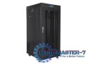 SZAFA INSTALACYJNA RACK STOJĄCA 19" 27U 600X800 CZARNA DRZWI PERFOROWANE LCD LANBERG (FLAT PACK)