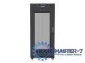 SZAFA INSTALACYJNA RACK STOJĄCA 19" 27U 600X800 CZARNA DRZWI PERFOROWANE LCD LANBERG (FLAT PACK)
