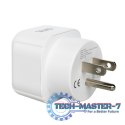 Adapter podróżny, gniazdo EU wtyk US AP-03