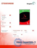 Dysk IronWolf 1TB 3,5 cala ST1000VN008