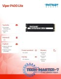 Dysk SSD 1TB Viper P400 Lite 3500/2700MB/s PCIe M.2 Gen 4x4 NVMe1.4
