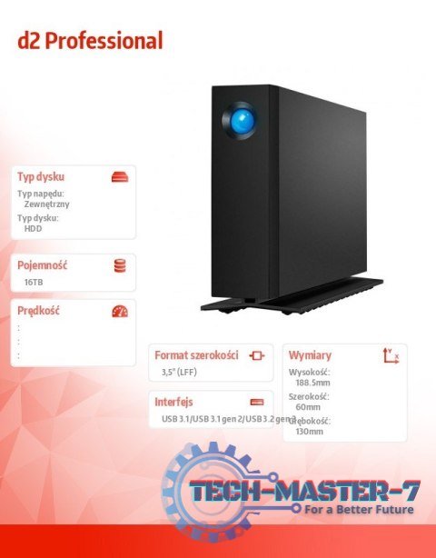 Dysk twardy d2 Professional 3,5 16TB Dysk twardy d2 Professional 3,5 16TB