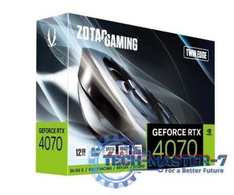 Karta graficzna GeForce RTX 4070 TWIN EDGE 12GB GDDR6X 192bit 3DP Karta graficzna GeForce RTX 4070 TWIN EDGE 12GB GDDR6X 192bit 3DP