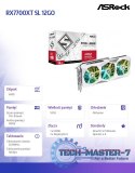 Karta graficzna Radeon RX 7700 XT STEEL LEGEND OC 12G GDDR6 192bit