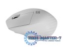 Mysz bezprzewodowa Siskin 2 1600 DPI Bluetooth 5.0 + 2.4GHz, biała
