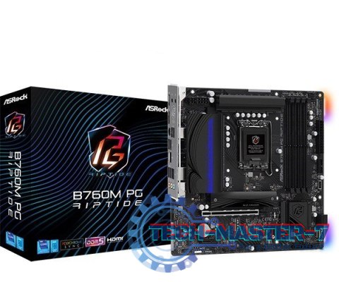 Płyta główna B760M PG RIPTIDE s1700 4DDR5 DP/HDMI/USB mATX