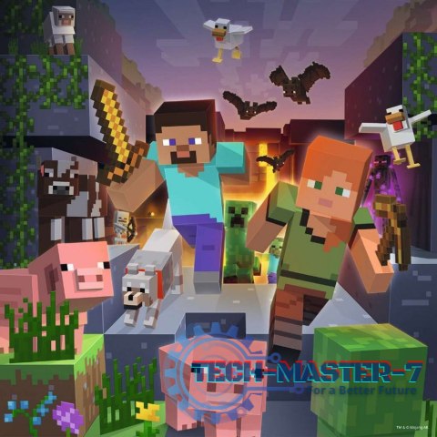 Puzzle 3x49 elementów Minecraft Puzzle 3x49 elementów Minecraft