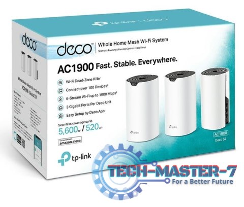 System WiFi Deco S7(3-pak) AC1900 System WiFi Deco S7(3-pak) AC1900