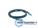 Kabel USB-C M/M USB4 1.2m 100W 8K 60HZ czarno-niebieski