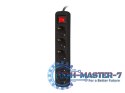 Listwa przedłużacz 1,5m 5x230 V PS1-05F-0150-BK