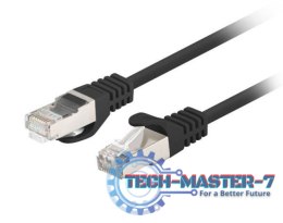 Patchcord kat.6 FTP 0.5m czarny Fluke 10-pak