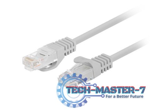 Patchcord kat.6 UTP 7.5 m szary fluke