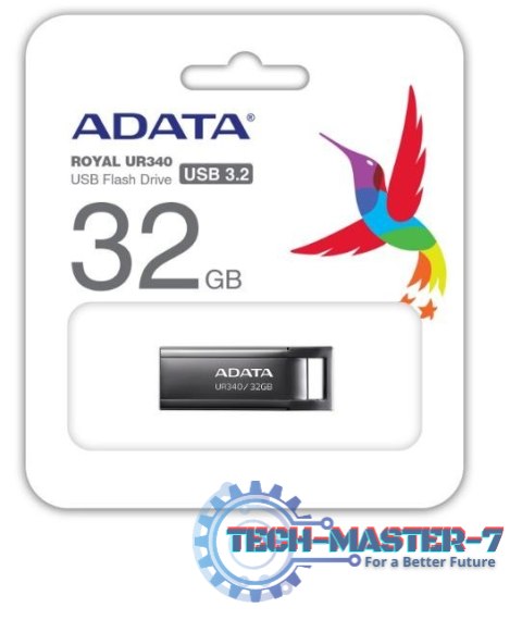 Pendrive UR340 32GB USB3.2 Gen1 Czarny Pendrive UR340 32GB USB3.2 Gen1 Czarny