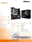 Płyta główna B860M-X s1851 4DDR5 mATX