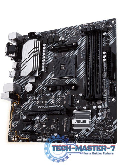 Płyta główna PRIME B550M-A AM4 4DDR4 DVI-D/HDMI M.2 mATX Płyta główna PRIME B550M-A AM4 4DDR4 DVI-D/HDMI M.2 mATX