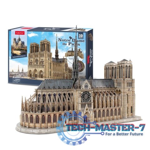 Puzzle 3D 293 elementy Katedra Notre Dame Puzzle 3D 293 elementy Katedra Notre Dame