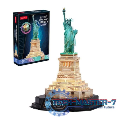 Puzzle 3D LED Statua Wolności (wersja nocna) Puzzle 3D LED Statua Wolności (wersja nocna)